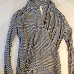 Lululemon Striped Wrap Top